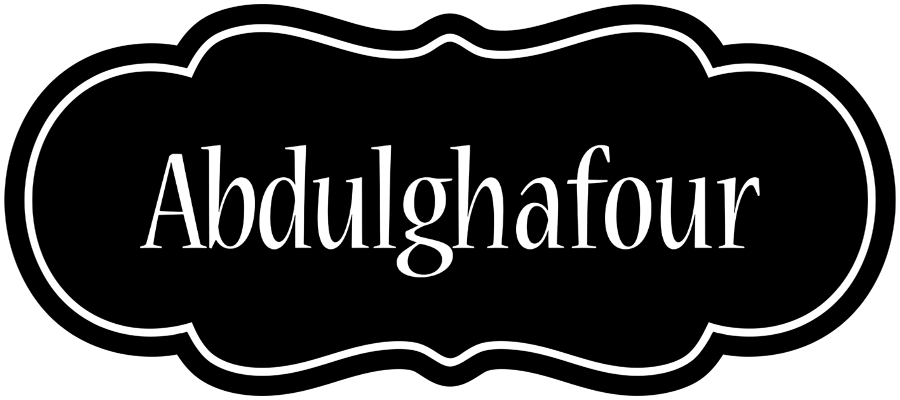 Abdulghafour welcome logo