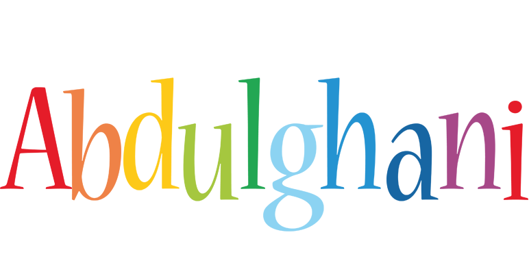 Abdulghani birthday logo
