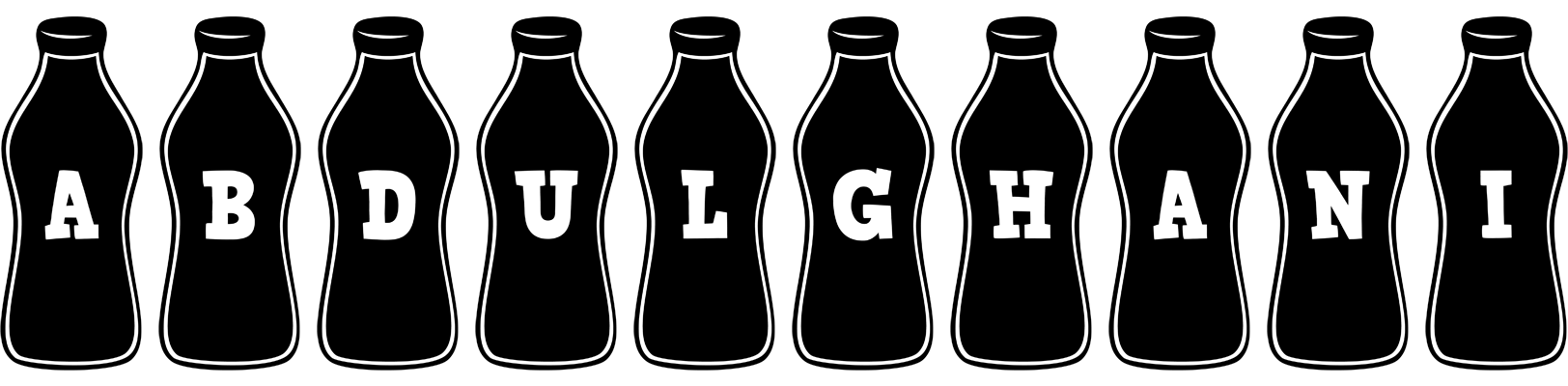 Abdulghani bottle logo
