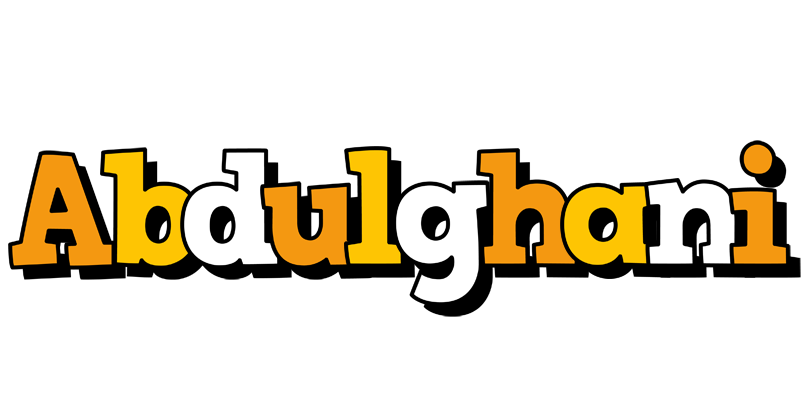 Abdulghani cartoon logo