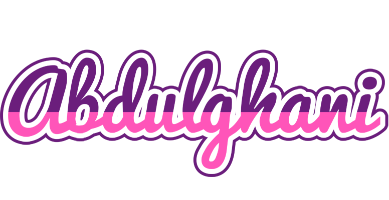 Abdulghani cheerful logo