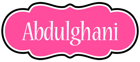 Abdulghani invitation logo