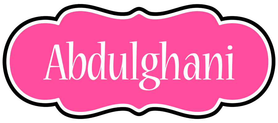 Abdulghani invitation logo