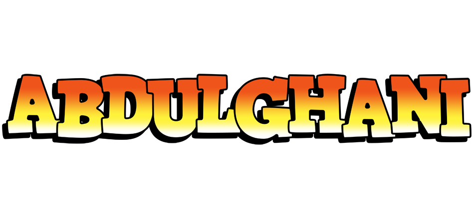 Abdulghani sunset logo