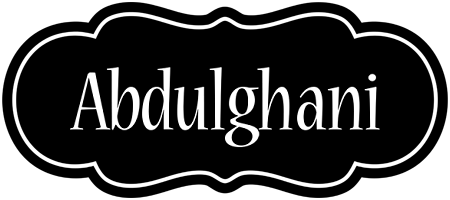 Abdulghani welcome logo