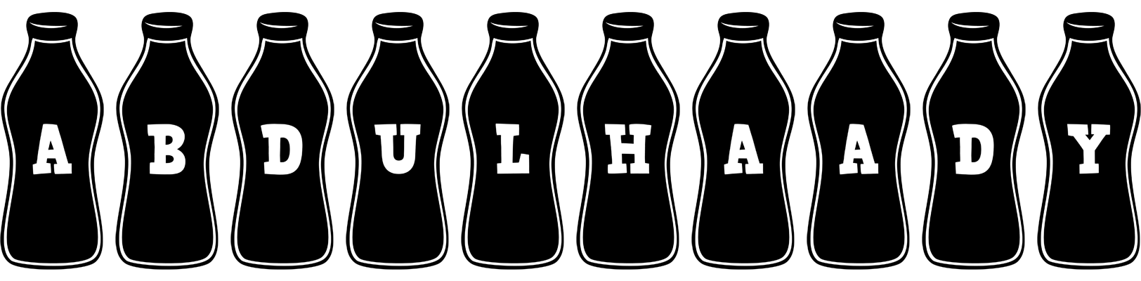 Abdulhaady bottle logo