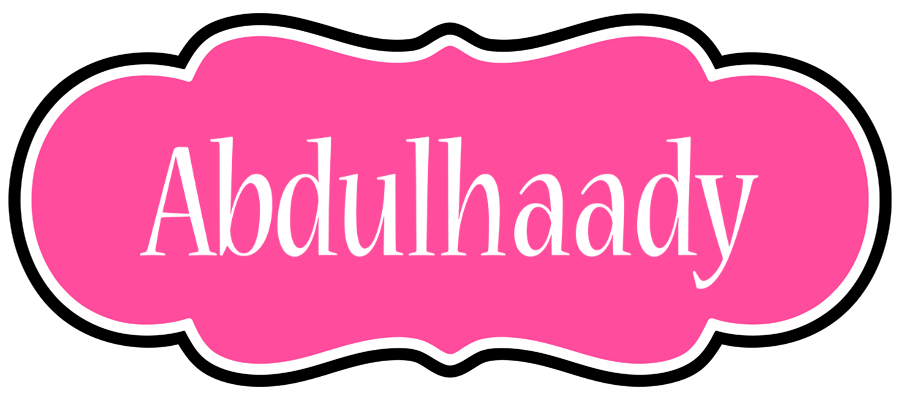 Abdulhaady invitation logo
