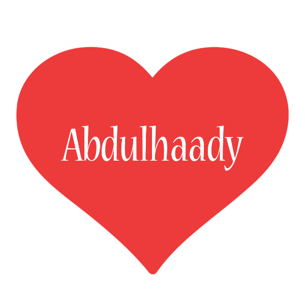 Abdulhaady love logo