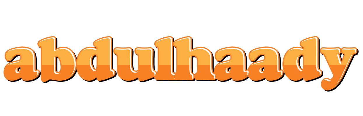 Abdulhaady orange logo