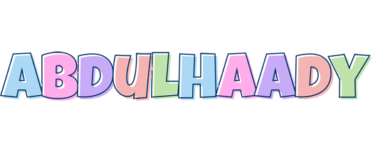 Abdulhaady pastel logo