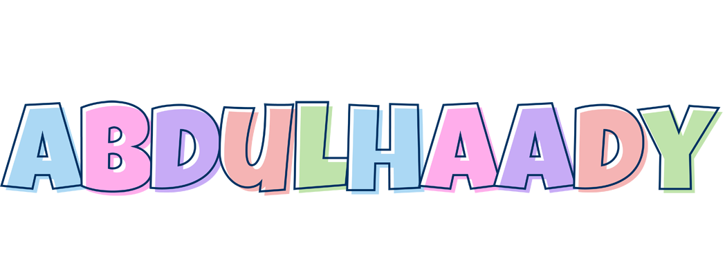 Abdulhaady pastel logo
