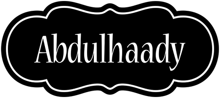 Abdulhaady welcome logo