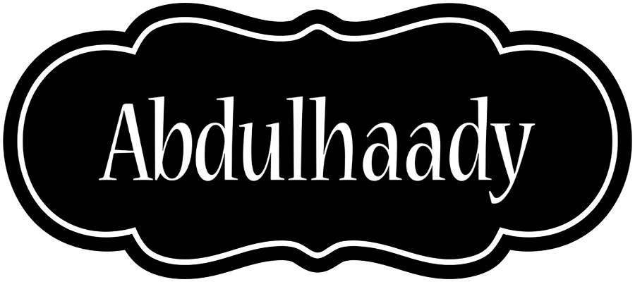 Abdulhaady welcome logo