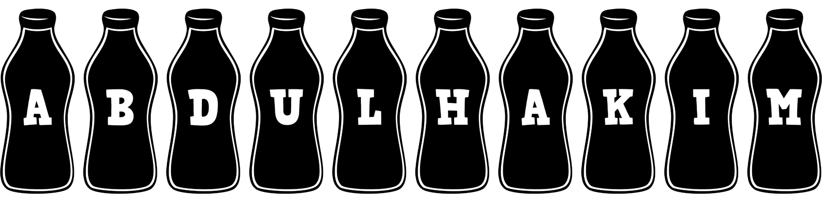 Abdulhakim bottle logo