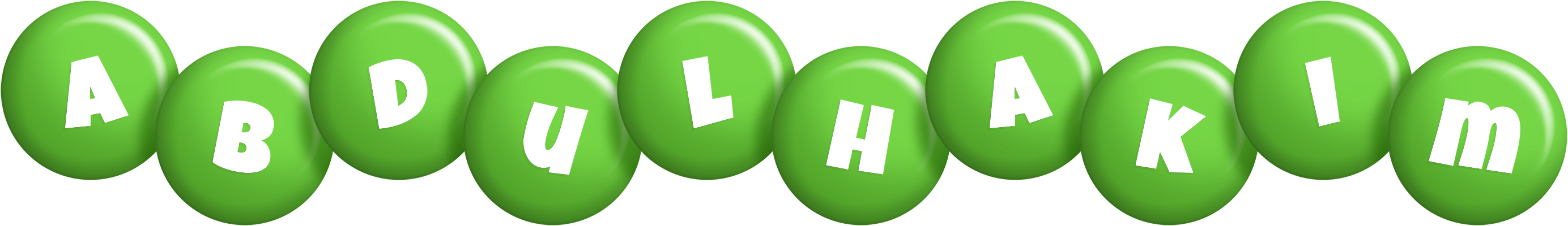 Abdulhakim candy-green logo