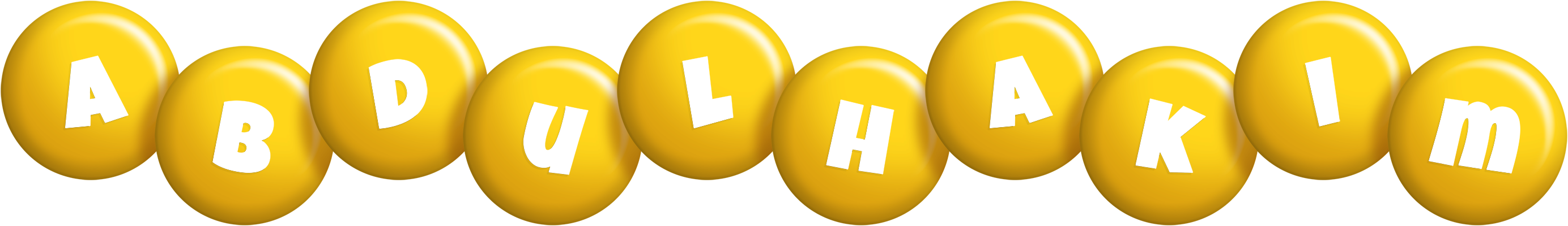 Abdulhakim candy-yellow logo