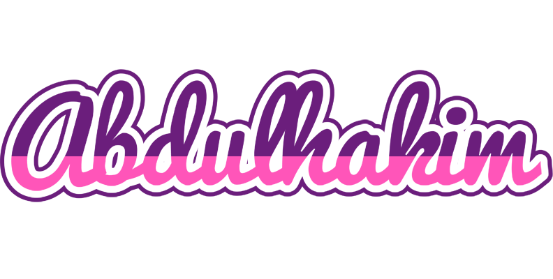 Abdulhakim cheerful logo