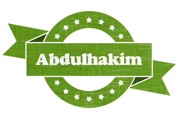 Abdulhakim natural logo