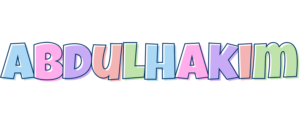 Abdulhakim pastel logo
