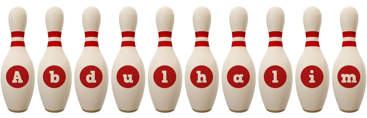Abdulhalim bowling-pin logo