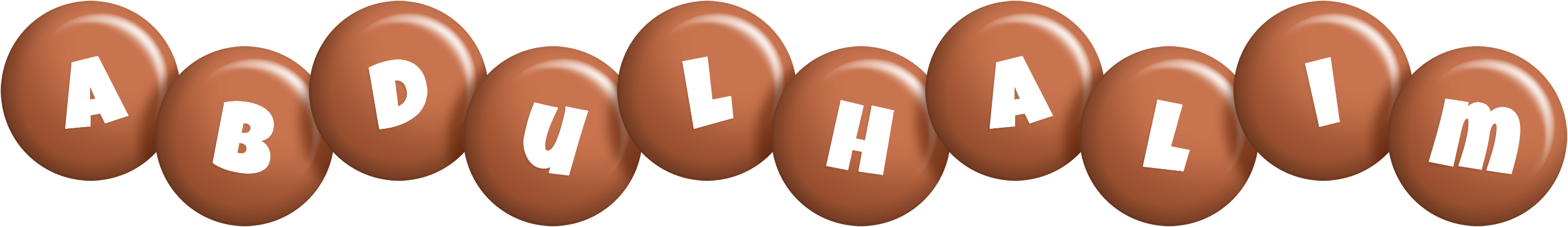 Abdulhalim candy-brown logo