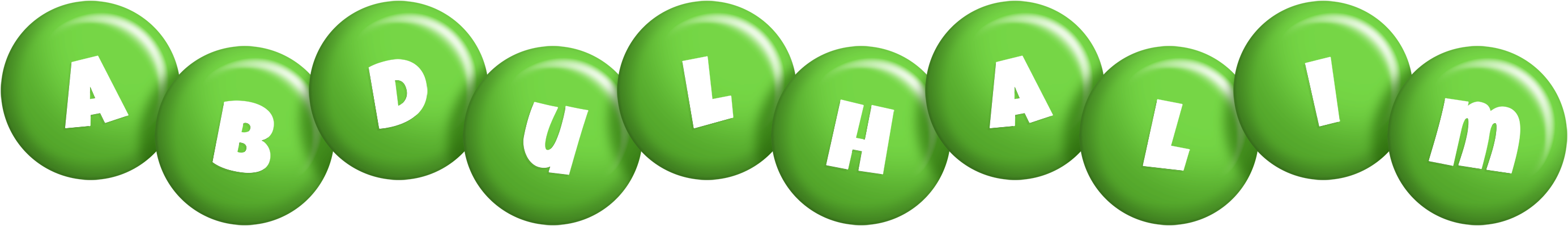 Abdulhalim candy-green logo