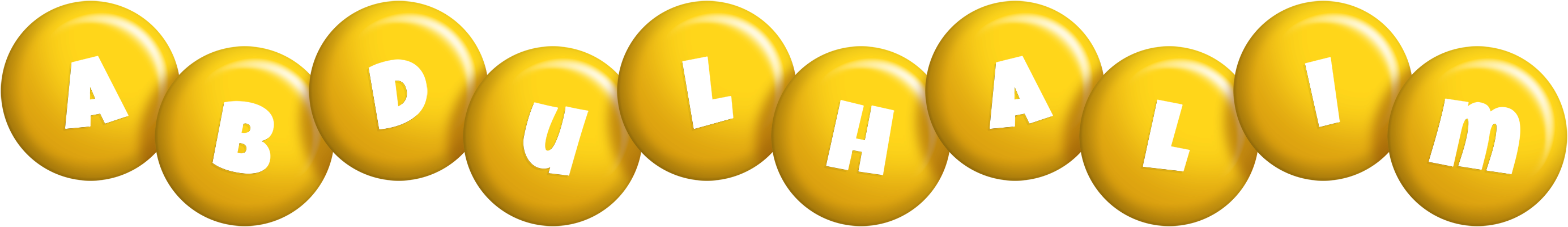 Abdulhalim candy-yellow logo