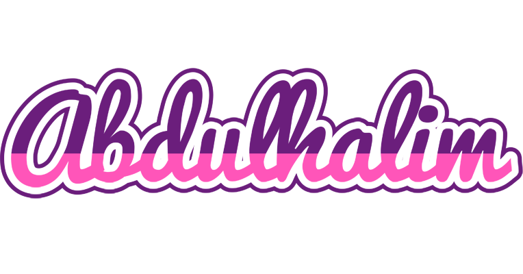 Abdulhalim cheerful logo