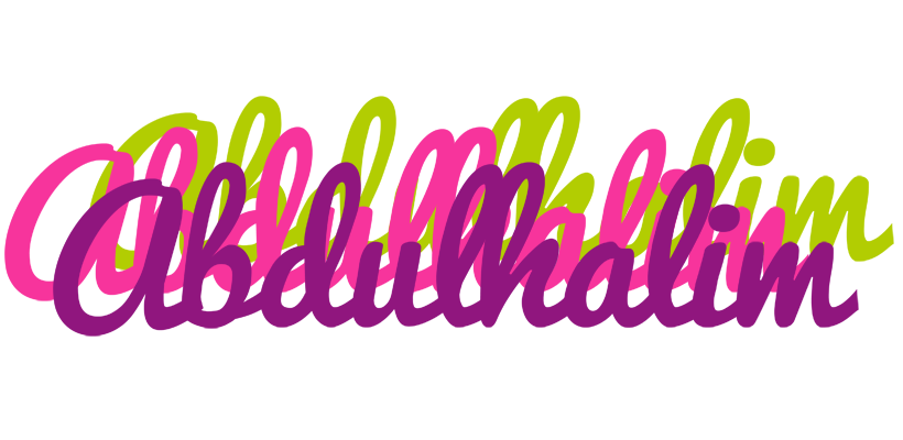 Abdulhalim flowers logo