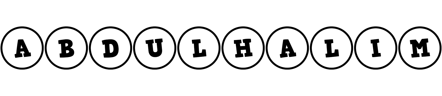 Abdulhalim handy logo