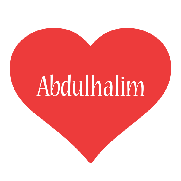 Abdulhalim love logo
