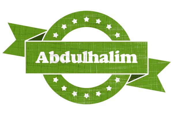 Abdulhalim natural logo