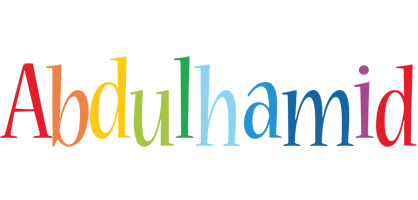 Abdulhamid birthday logo