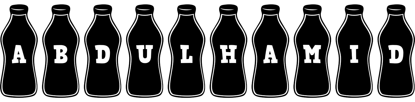 Abdulhamid bottle logo