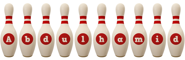 Abdulhamid bowling-pin logo
