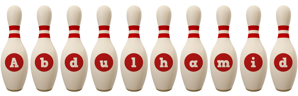Abdulhamid bowling-pin logo