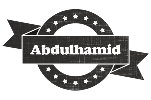 Abdulhamid grunge logo