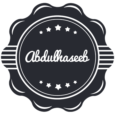 Abdulhaseeb badge logo