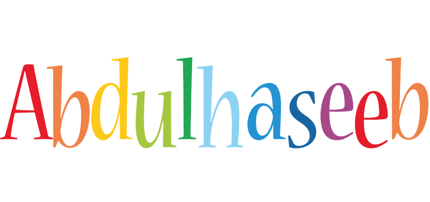 Abdulhaseeb birthday logo