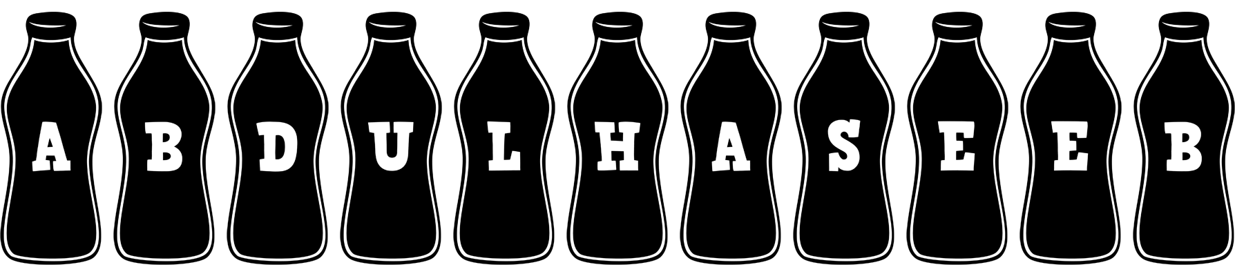 Abdulhaseeb bottle logo