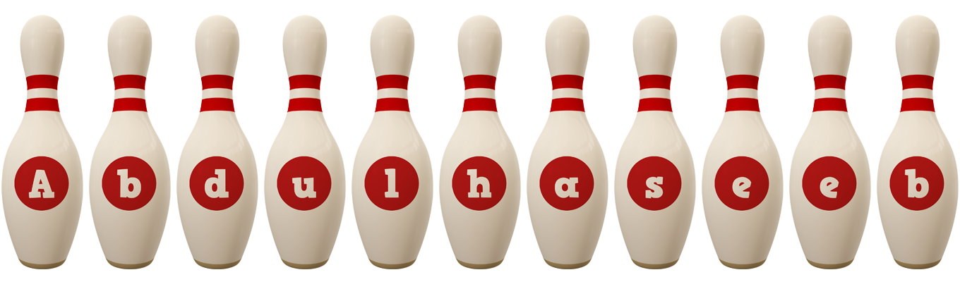 Abdulhaseeb bowling-pin logo