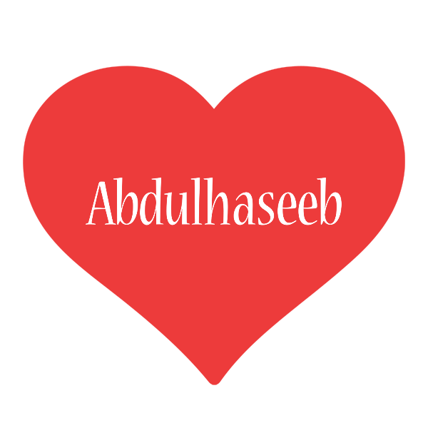Abdulhaseeb love logo