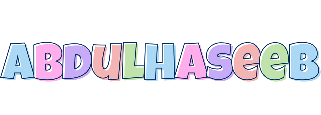 Abdulhaseeb pastel logo