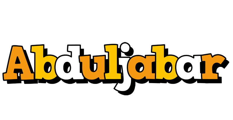 Abduljabar cartoon logo