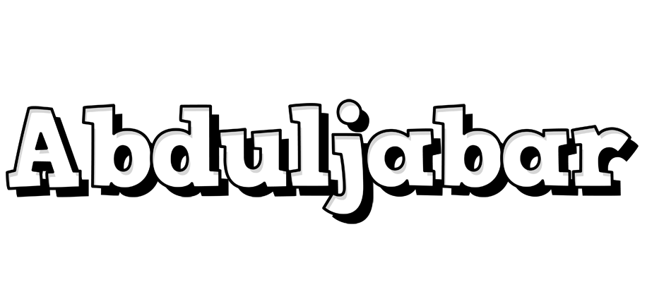 Abduljabar snowing logo
