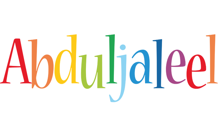 Abduljaleel birthday logo
