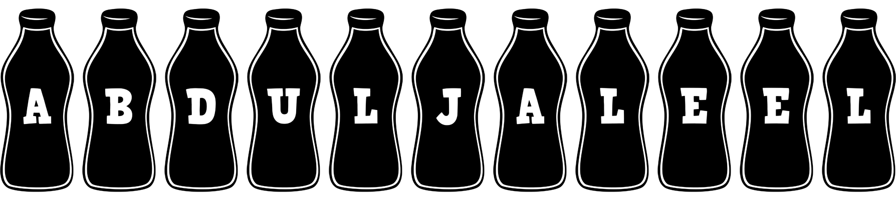 Abduljaleel bottle logo