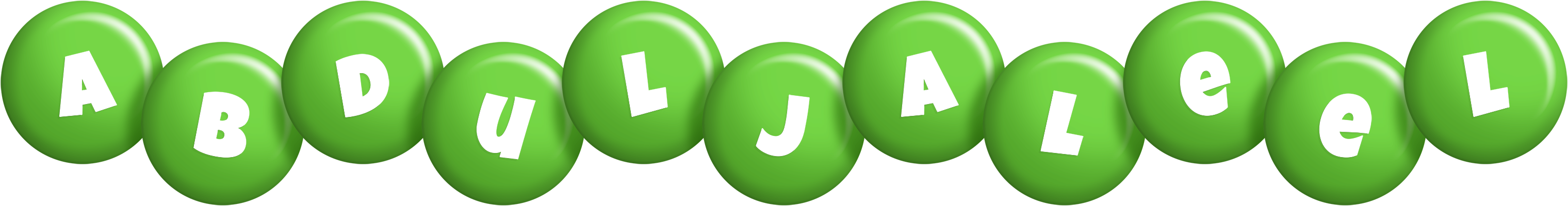 Abduljaleel candy-green logo