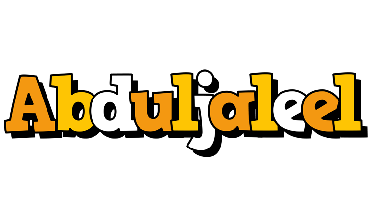Abduljaleel cartoon logo