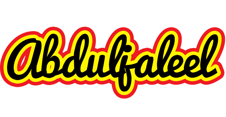 Abduljaleel flaming logo